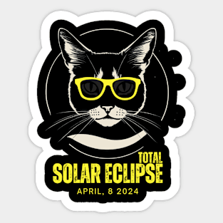 TOTALITY ECLIPSE 2024 CAT Sticker